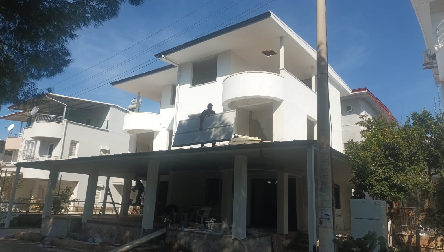 Didim villa tadilat yapım aşaması 2
